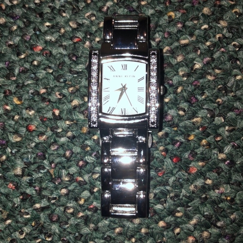 Anne klein diamond watch